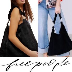 Free People Bobbi Suede Slouchy Tote Bag❤️ NWOT